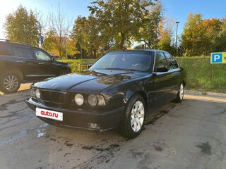 1993 BMW 5 серии 520i III (E34), чёрный, 389000 рублей, вид 1