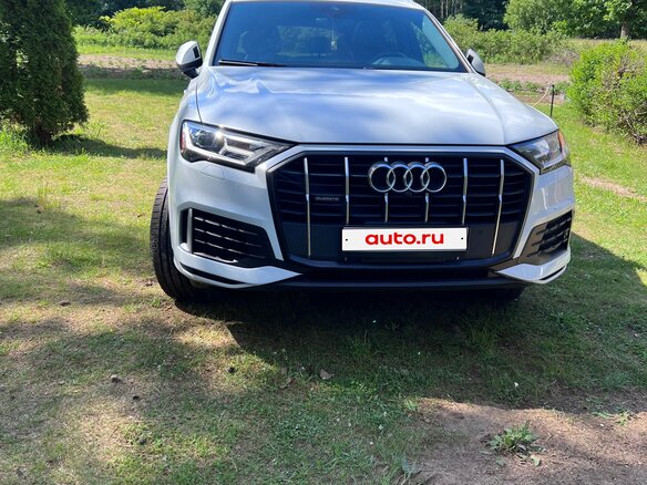 2021 Audi Q7 45 TFSI II (4M) Рестайлинг, белый, 3141000 рублей - вид 1