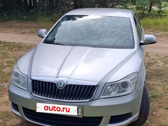 2011 Skoda Octavia II (A5) Рестайлинг, серебристый