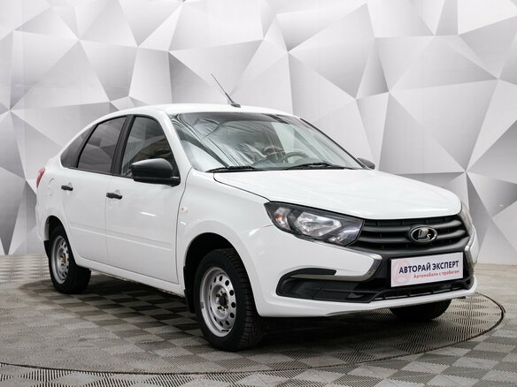 2021 Lada (ВАЗ) Granta I Рестайлинг, белый, 537000 рублей - вид 6