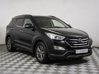 2014 Hyundai Santa Fe III, чёрный, 1618000 рублей, вид 3