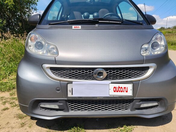 2015 Smart Fortwo II, серый, 900000 рублей - вид 1
