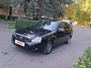 2008 Lada (ВАЗ) Priora I, чёрный, 150000 рублей, вид 1