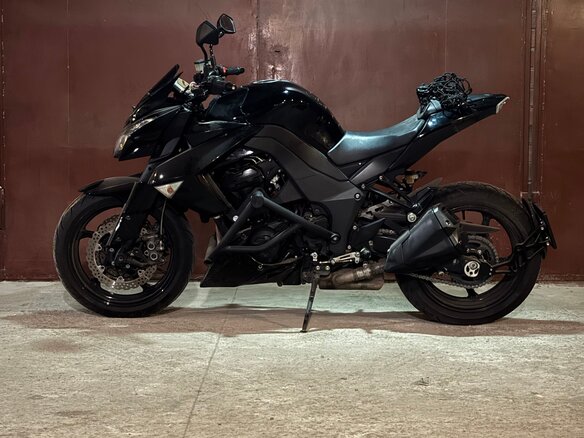 2012 Kawasaki Z 1000, чёрный, 750000 рублей - вид 10