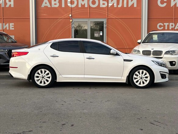 2015 Kia Optima III Рестайлинг, белый, 1240000 рублей - вид 4