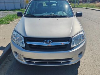 2014 Lada (ВАЗ) Granta I, серебристый, 700000 рублей, вид 2