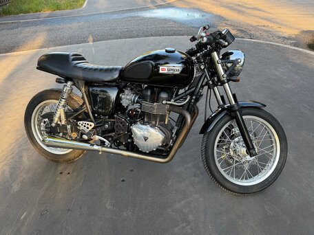 2009 Triumph Thruxton, чёрный, 540000 рублей, вид 3