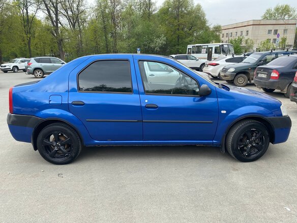 2006 Renault Logan I, синий, 280000 рублей - вид 7