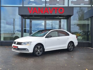 2015 Volkswagen Jetta VI Рестайлинг, белый, 1000000 рублей, вид 1