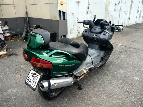 2004 Suzuki Burgman (SkyWave) 650, зелёный, 280000 рублей, вид 5