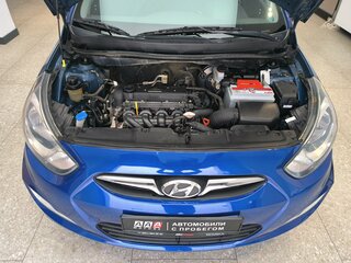 2013 Hyundai Solaris I, синий, 870000 рублей, вид 4