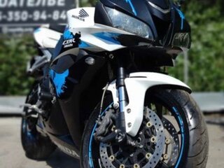 2007 Honda CBR 600RR, синий, 635000 рублей, вид 1