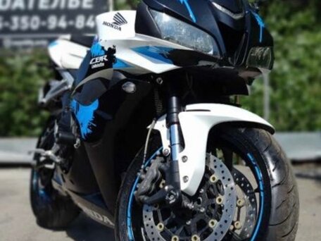 2007 Honda CBR 600RR, синий, 635000 рублей, вид 1