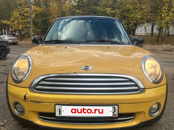 2009 Mini Hatch Cooper II (R56), жёлтый, 530000 рублей - вид 1