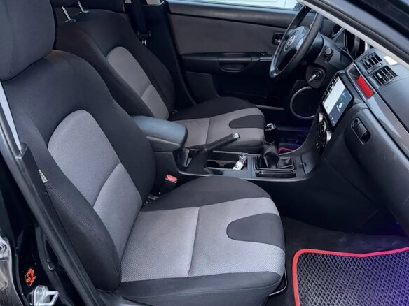 2008 Mazda 3 I (BK) Рестайлинг, чёрный - вид 12