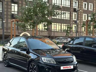2015 Lada (ВАЗ) Granta Sport I, чёрный, 699000 рублей, вид 4