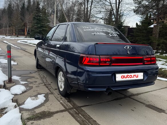 2002 Lada (ВАЗ) 2110, синий, 450000 рублей - вид 3