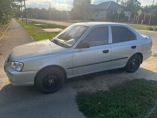 2007 Hyundai Accent ТагАЗ II, серебристый, 370000 рублей, вид 4
