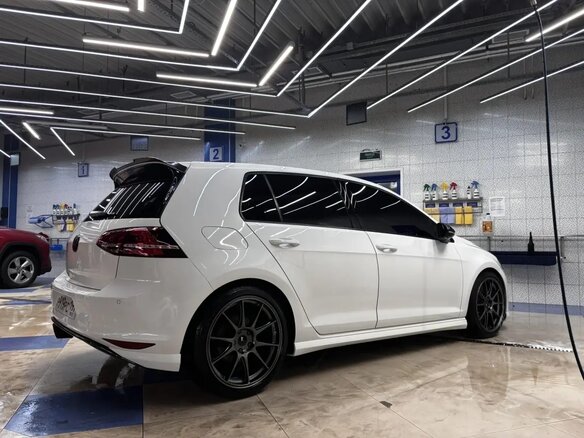 2014 Volkswagen Golf VII, белый - вид 4