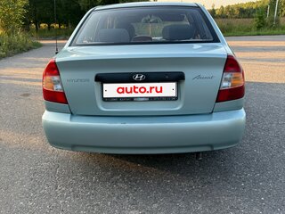 2008 Hyundai Accent ТагАЗ II, голубой, 370000 рублей, вид 4