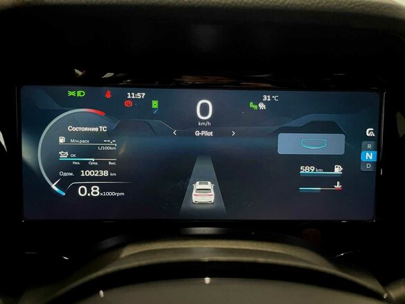 2023 Geely Monjaro (Xingyue L) I, синий - вид 5
