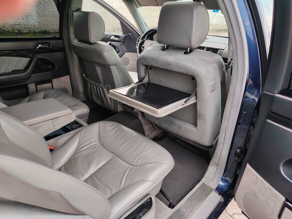 1998 Mercedes-Benz S-Класс 500 Long III (W140) Рестайлинг, синий, 4000000 рублей - вид 26