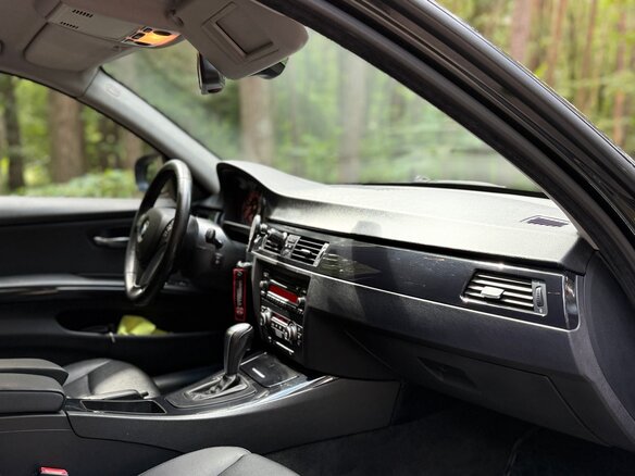 2009 BMW 3 серии 320i V (E90/E91/E92/E93) Рестайлинг, чёрный - вид 14