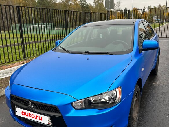 2010 Mitsubishi Lancer X, синий