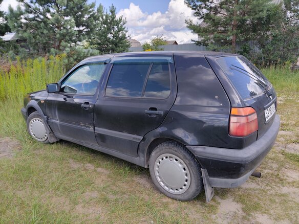 1997 Volkswagen Golf III, чёрный, 195000 рублей - вид 5