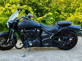2005 Yamaha XV 1700 Warrior, чёрный, 800000 рублей, вид 1