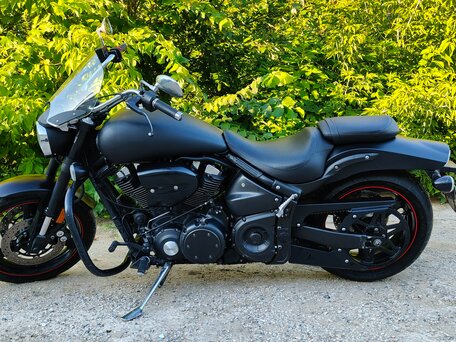 2005 Yamaha XV 1700 Warrior, чёрный, 800000 рублей, вид 1