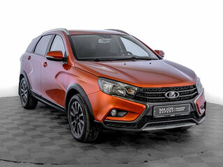2018 Lada (ВАЗ) Vesta SW Cross I, оранжевый, 985000 рублей, вид 3