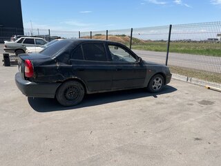 2006 Hyundai Accent ТагАЗ II, чёрный, 170000 рублей, вид 2