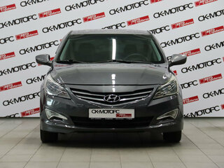 2014 Hyundai Solaris I Рестайлинг, серый, 860250 рублей, вид 2
