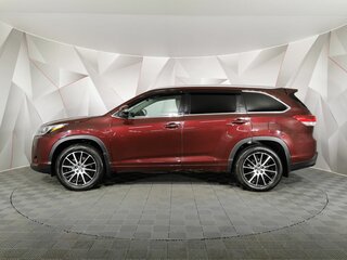 2019 Toyota Highlander III (XU50) Рестайлинг, красный, 2995150 рублей, вид 5