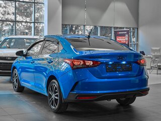 2021 Hyundai Solaris II Рестайлинг, синий, 1499000 рублей, вид 4