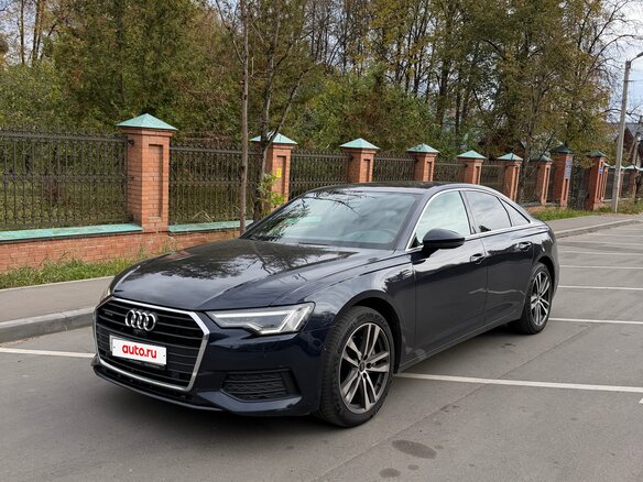 2021 Audi A6 45 TFSI V (C8), синий, 4900000 рублей - вид 1