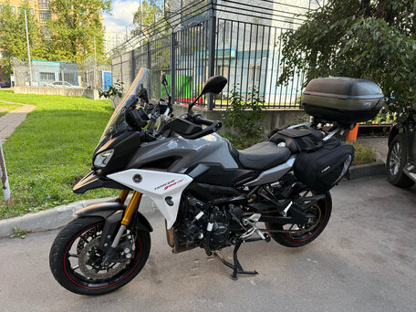 2019 Yamaha MT-09 Tracer (FJ-09), серый, 830000 рублей, вид 1