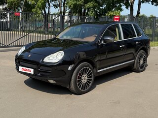 2004 Porsche Cayenne I (955), чёрный, 1200000 рублей, вид 3
