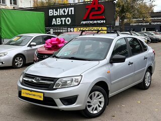 2016 Lada (ВАЗ) Granta I, серебристый, 579000 рублей, вид 1