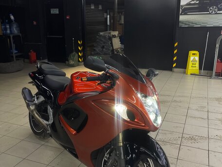 2008 Suzuki GSX 1300 R Hayabusa, оранжевый, 850000 рублей, вид 1