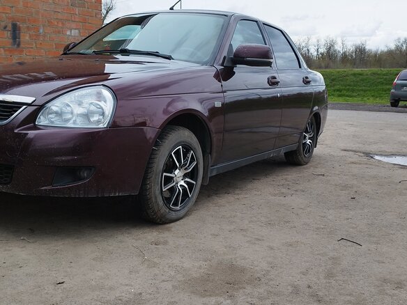 2014 Lada (ВАЗ) Priora I Рестайлинг, пурпурный, 440000 рублей - вид 3