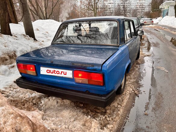 2002 Lada (ВАЗ) 2107, синий, 120000 рублей - вид 7