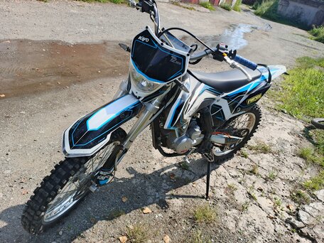 2019 Kayo T2 250 MX, голубой, 95000 рублей, вид 5