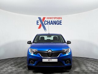 2018 Renault Logan II Рестайлинг, синий, 929000 рублей, вид 2
