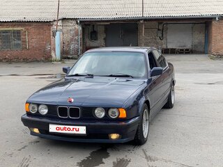 1990 BMW 5 серии 520i III (E34), синий, 350000 рублей, вид 3
