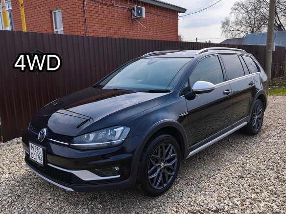 2017 Volkswagen Golf Alltrack VII, чёрный, 1920000 рублей - вид 1