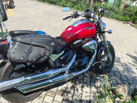 2006 Suzuki Boulevard 400, красный, 300000 рублей, вид 2