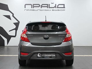 2012 Hyundai Solaris I, чёрный, 719900 рублей, вид 4