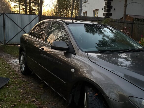 2006 Mazda 6 I (GG) Рестайлинг, серый, 400000 рублей - вид 5